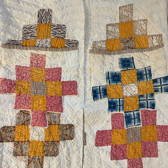 Incredible Handmade Vintage Quilted Cardigan Coat - Picture 3 of 3